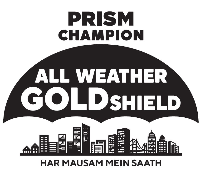 Prism Champion All Weather Gold Shield (logo English) Device mark 6958675 Trademark