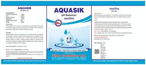 Aquasik Merged With Logo Of Sikko , Devices And Other Matters-label Mark Device mark 6968756 Trademark