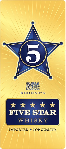 Regent's Five Star Whisky Device mark 6980401 Trademark