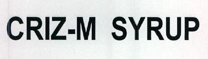 Criz-m Syrup Device mark 2438438 Trademark