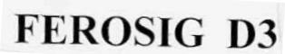 Ferosig D3 Device mark 2686206 Trademark