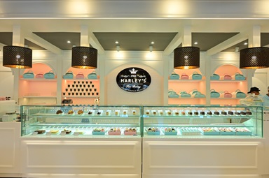 Harley’s Fine Bakery Store Layout Device mark 6981482 Trademark