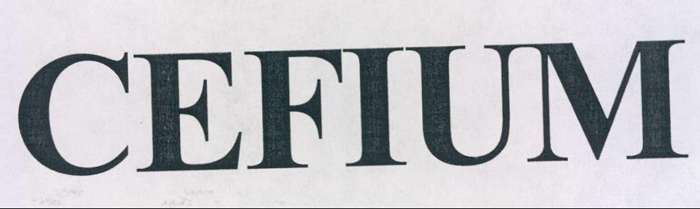 Cefium Device mark 2138268 Trademark