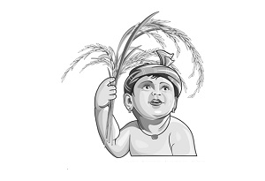 The Logo Is Of A Baby Farmer Device mark 6984997 Trademark