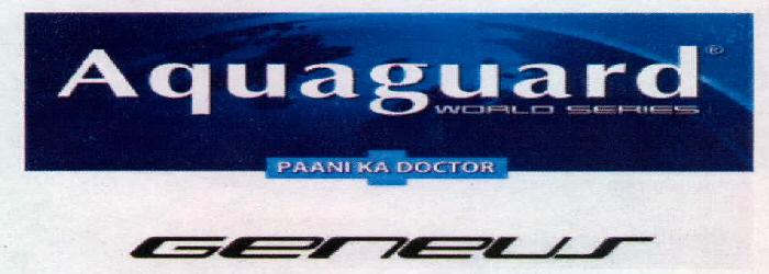 Aquaguard Geneus Device mark 2306555 Trademark