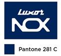 Luxor Nox Pantone 281 C Device mark 6988219 Trademark