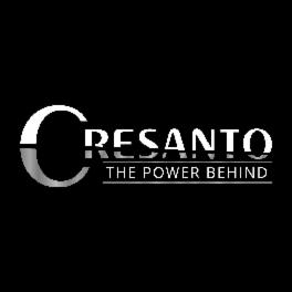 Cresanto The Power Behind (label) Device mark 6994338 Trademark