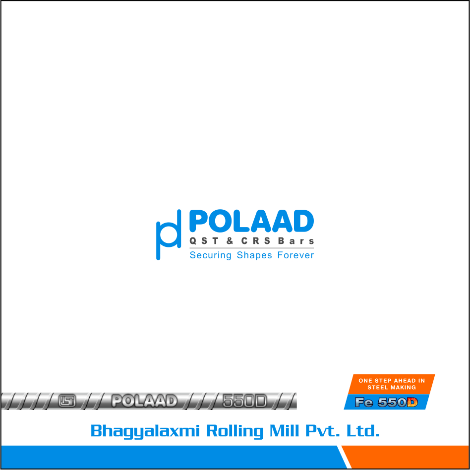 Pd Polaad Qst And Crs Bars Securing Shapes Forever -bhagyalaxmi Rolling Mill Pvt Ltd Device mark 6997753 Trademark