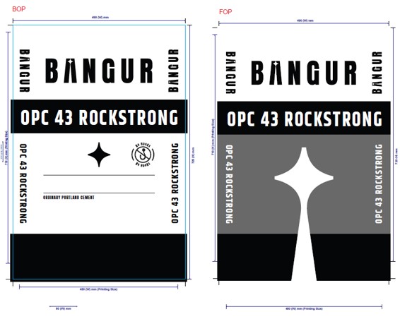 Bangur Rockstrong Opc 43 Device mark 7001845 Trademark