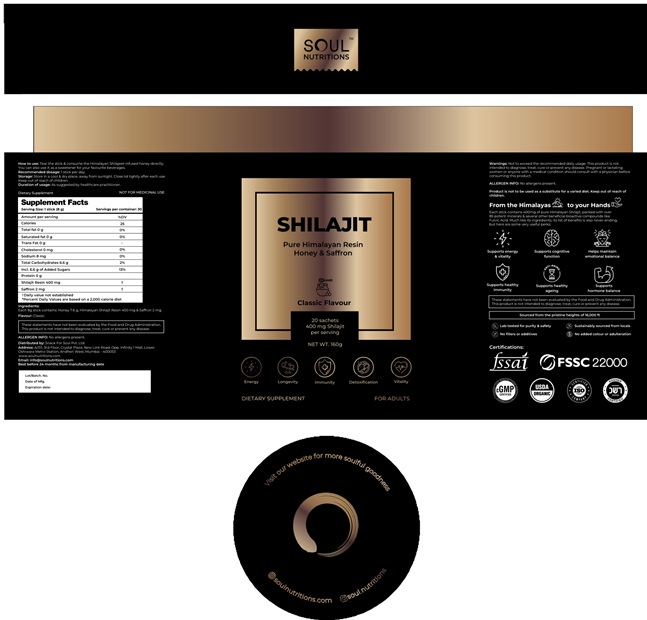 Device Of Soul Nutritions Shilajit Device mark 7003379 Trademark