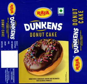 Raja Dunkens Donut Cake Device mark 7004407 Trademark