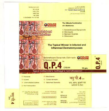 Panjon Biocare Q.p.4 Cream Device mark 2837281 Trademark