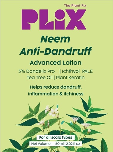 The Plant Fix Plix Neem Anti-dandruff Advanced Lotion Device mark 7010535 Trademark