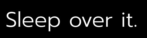 Sleep Over It. Device mark 7010885 Trademark
