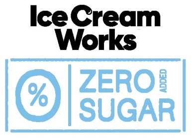 Ice Cream Works Zero Sugar Added Device mark 7012007 Trademark
