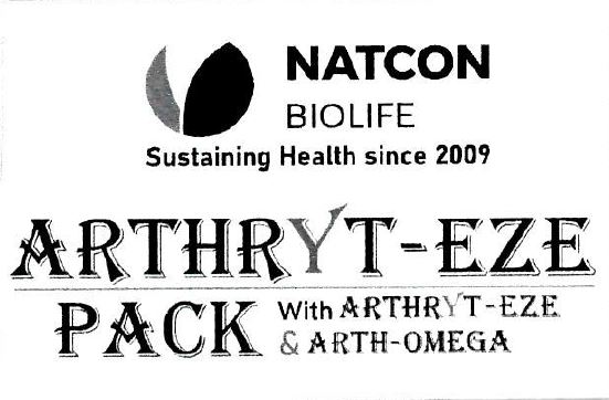 Natcon Arthryt -eze Pack With Arthryt -eze & Arth -omega Device mark 7010712 Trademark