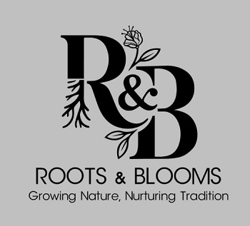 Roots & Blooms Growing Nature, Nurturing Tradition With Device Of R&b Device mark 7015150 Trademark
