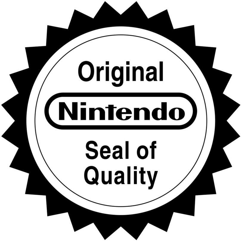 Original Nintendo Seal Of Quality Device mark 7016580 Trademark