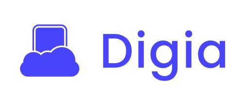 Digia With Blue Mobile Icon And Cloud Device mark 7018401 Trademark