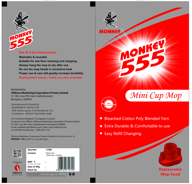 Monkey 555 Mini Cup Mop Device mark 7019632 Trademark