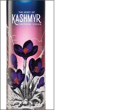 The Spirit Of Kashmyr Saffron Vodka (device Mark) Device mark 7022054 Trademark