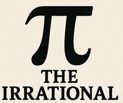 Device Mark Of Pi Symbol With A Tagline The Irrational Device mark 7026543 Trademark