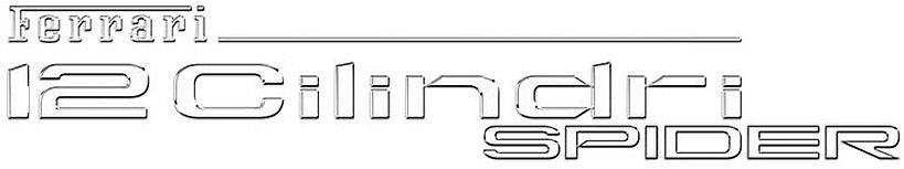 Ferrari 12 Cilindri Spider Device mark 7028512 Trademark