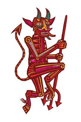 Devil's Image Logo Device mark 7037000 Trademark