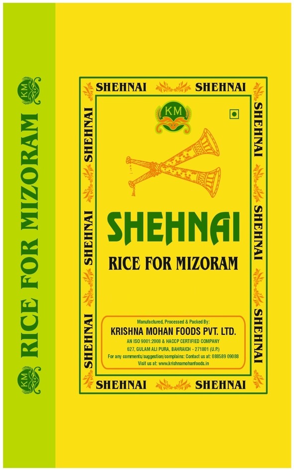 Shehnai - Rice For Mizoram Device mark 7040043 Trademark