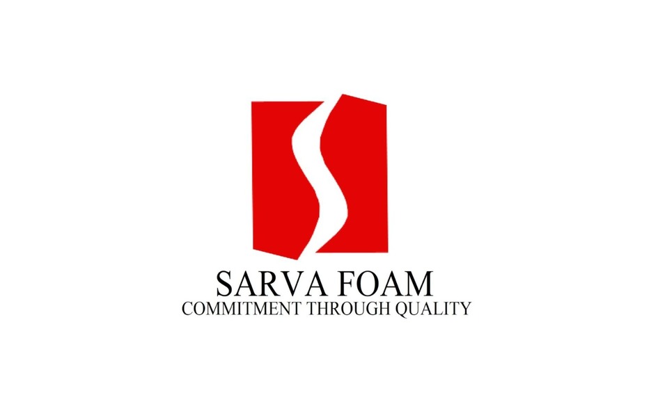 Sarva Foam Commitment Through Quality Device mark 7052100 Trademark