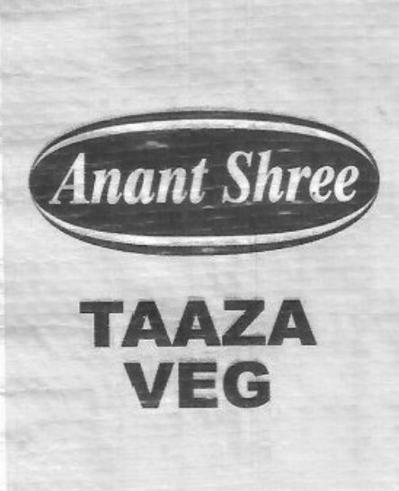 Anant Shree Taaza Veg (label) Device mark 7053565 Trademark