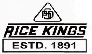 Rice Kings Estd. 1891, Psd (monogram) (label) Device mark 2967536 Trademark