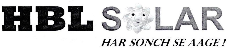 Hbl Solar Device mark 2525378 Trademark