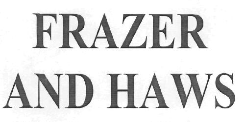 Frazer And Haws (logo) Device mark 2240465 Trademark
