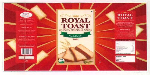 Royal Toast Crunchy Dilicious Snack Device mark 2784117 Trademark