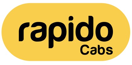 ‘rapido Cabs’ Written In A Stylized Manner With A Unique Font And Juxtaposition Device mark 7068707 Trademark