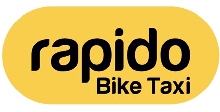 ‘rapido Bike Taxi’ Written In A Stylized Manner With A Unique Font And Juxtaposition Device mark 7068622 Trademark