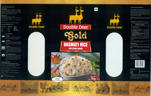 Double Deer Gold Device mark 2921079 Trademark