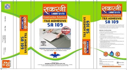 Sakarni Xmart-o-fix Tile Adhesive Sa 109 Device mark 7073777 Trademark