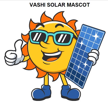 Vashi Solar Mascot With Device Device mark 7074913 Trademark