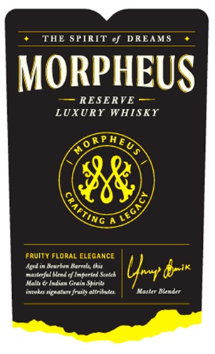 Morpheus Reserve Luxury Whisky Device mark 7076260 Trademark