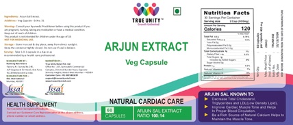 Arjun Extract Veg Capsule Device mark 7082934 Trademark