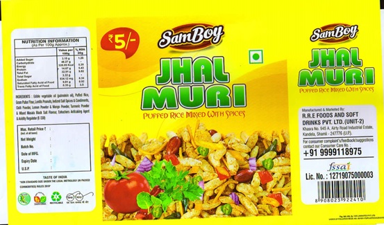 Samboy Jhal Muri Device mark 7083762 Trademark