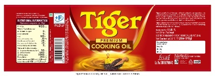 Tiger Premium Cooking Oil Device mark 7086346 Trademark