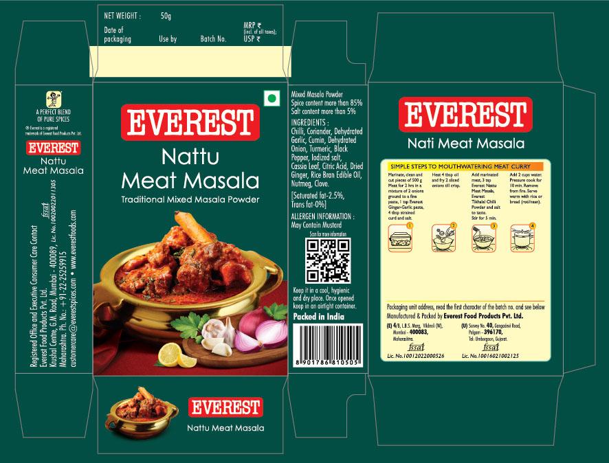 Everest Nattu Meat Masala Device mark 7090575 Trademark