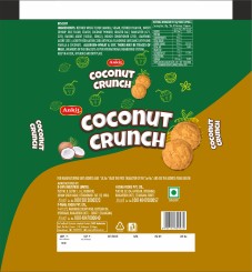 Ankit Coconut Crunch (label) Device mark 7095455 Trademark