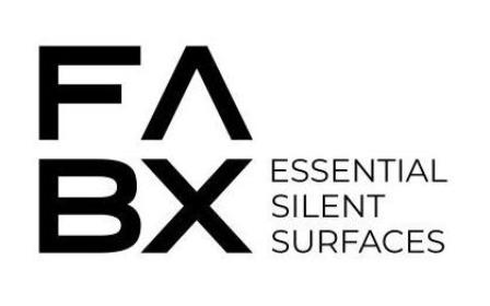 Fabx Essential Silent Surfaces Device mark 7097581 Trademark