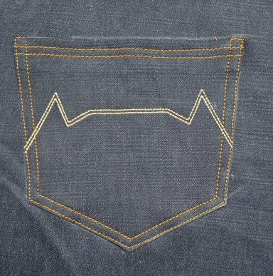 Shape Of Back Pocket Of A Pair Of Jeans [pocket Stitching] Device mark 7097674 Trademark