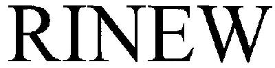 Rinew (device) Device mark 2559011 Trademark