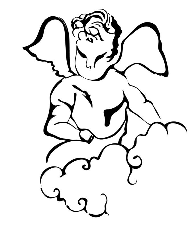 Angel With Clouds Device mark 7111073 Trademark